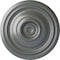Ekena Millwork Traditional Ceiling Medallion (Fits Canopies up to 4"), Hand-Painted Platinum, 14 3/4"OD x 1 3/4"P CM14TRPLS - alternate 1